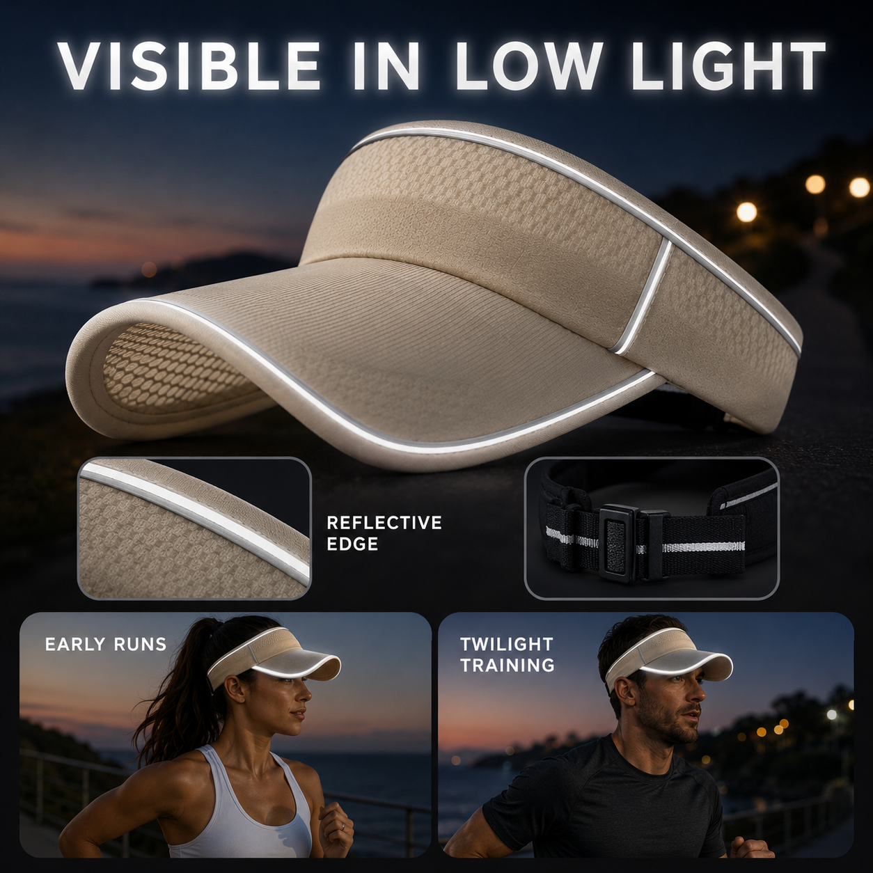 Nordspur | Breeva Wide Brim Sports Visor