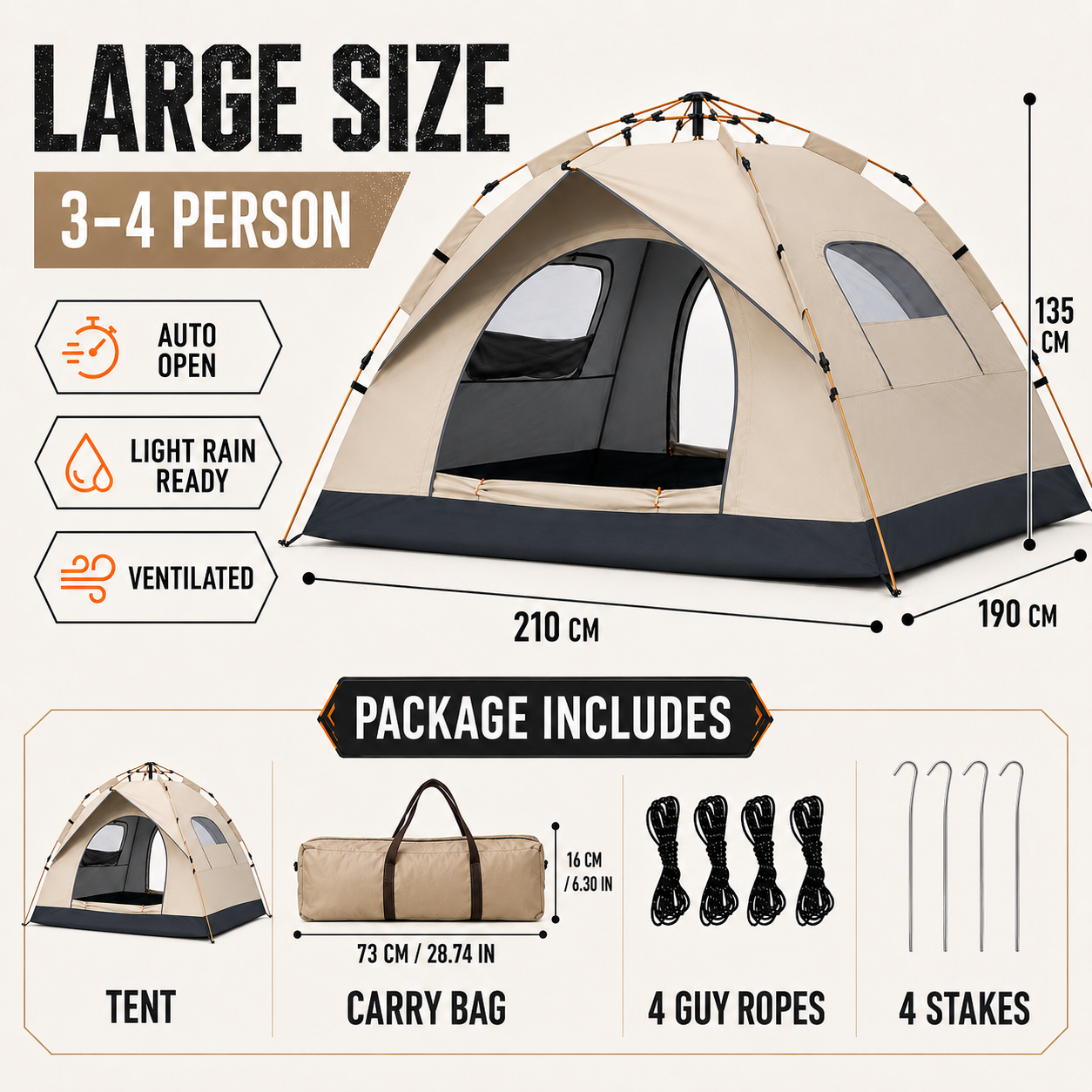 Nordspur | Breezava Automatic Pop Up Tent