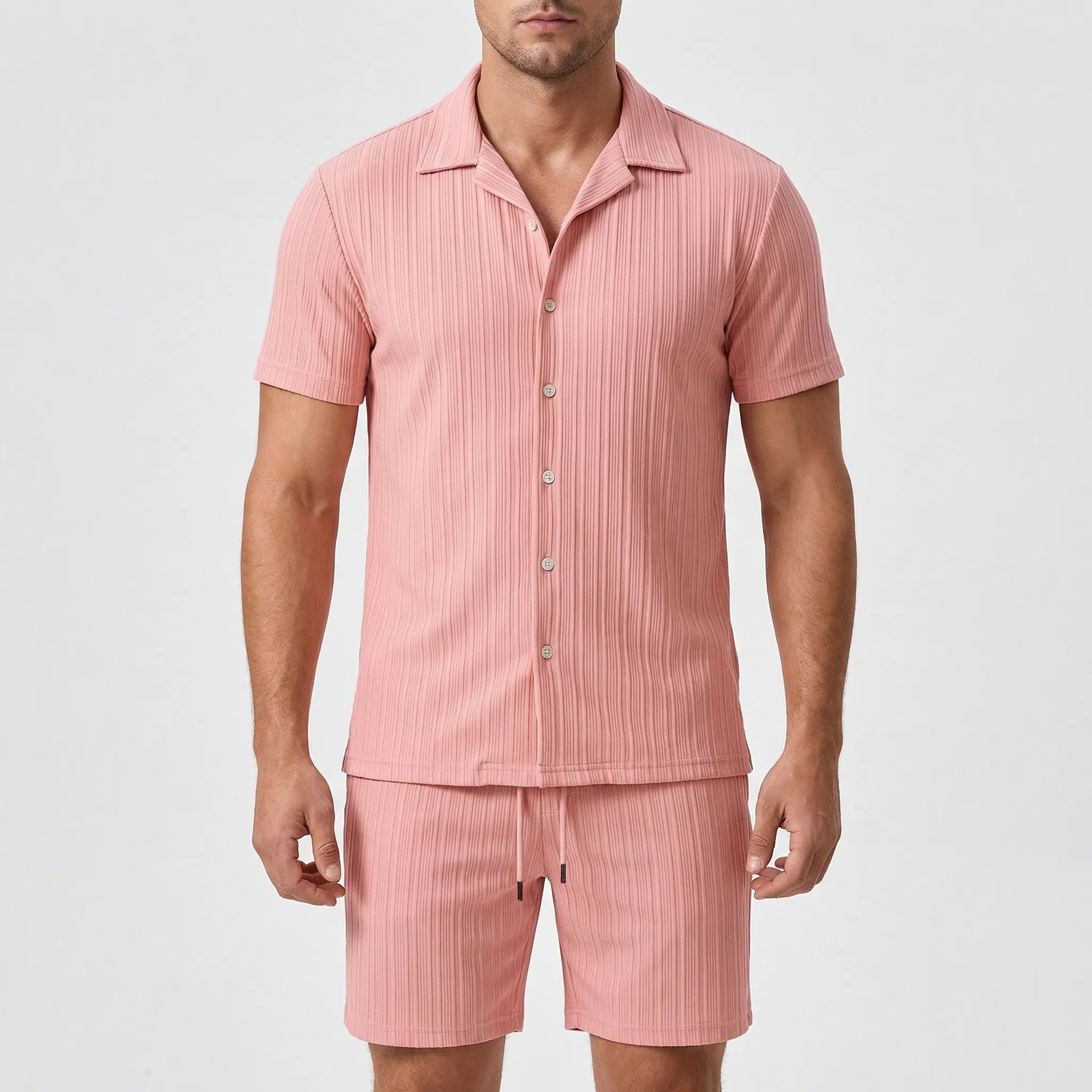 Nordspur | Breezolt Loose Short Sleeve Shirt And Shorts Set