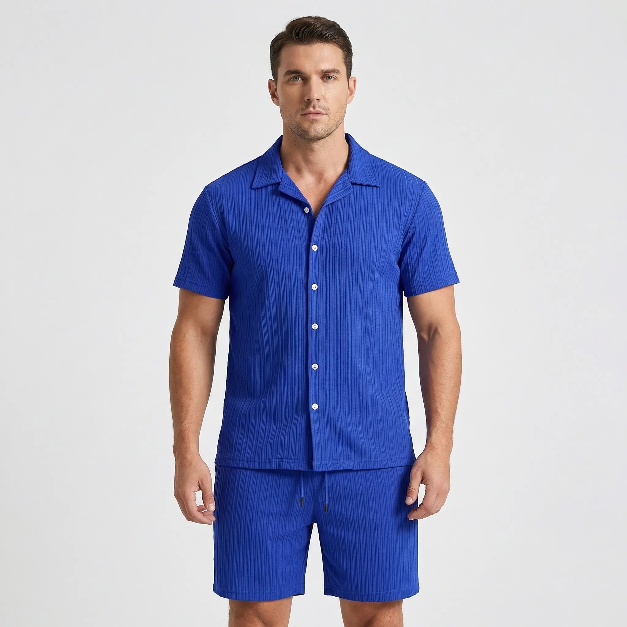 Nordspur | Breezolt Loose Short Sleeve Shirt And Shorts Set