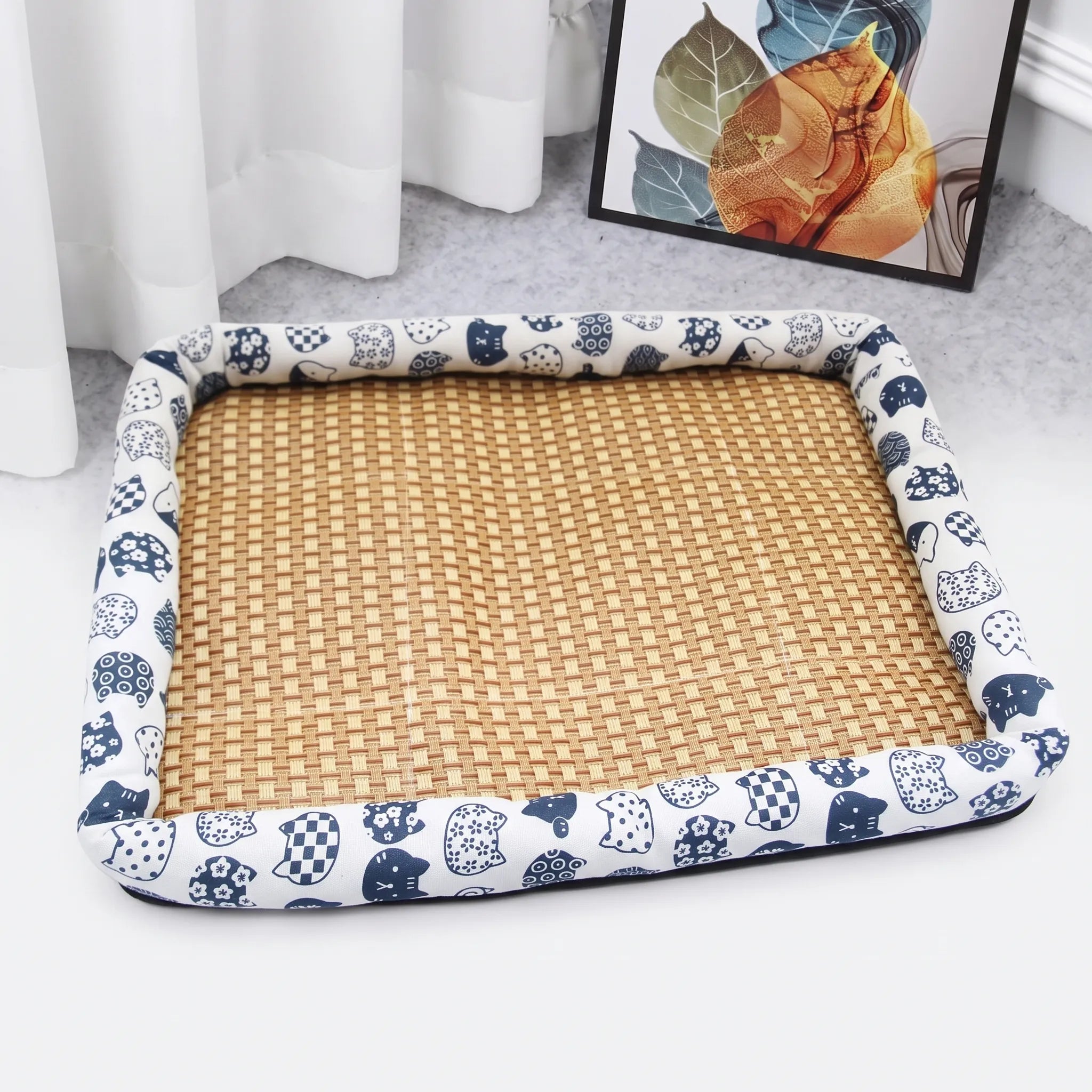 Nordspur | Breezura Cooling Pet Bed With Raised Edges