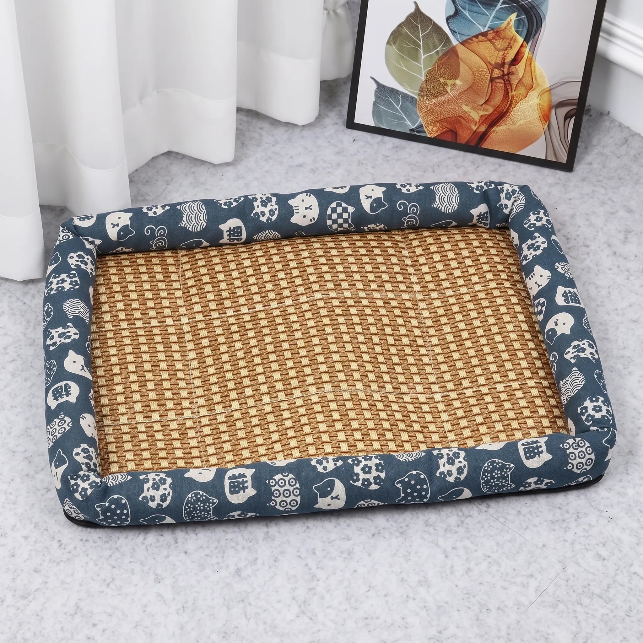 Nordspur | Breezura Cooling Pet Bed With Raised Edges