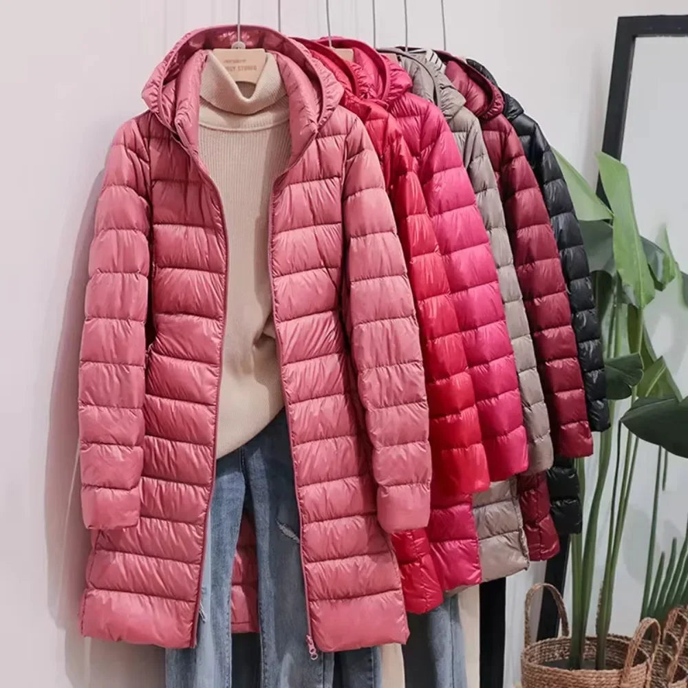 Nordspur | Brevett Long Hooded Ladies Puffer Jacket