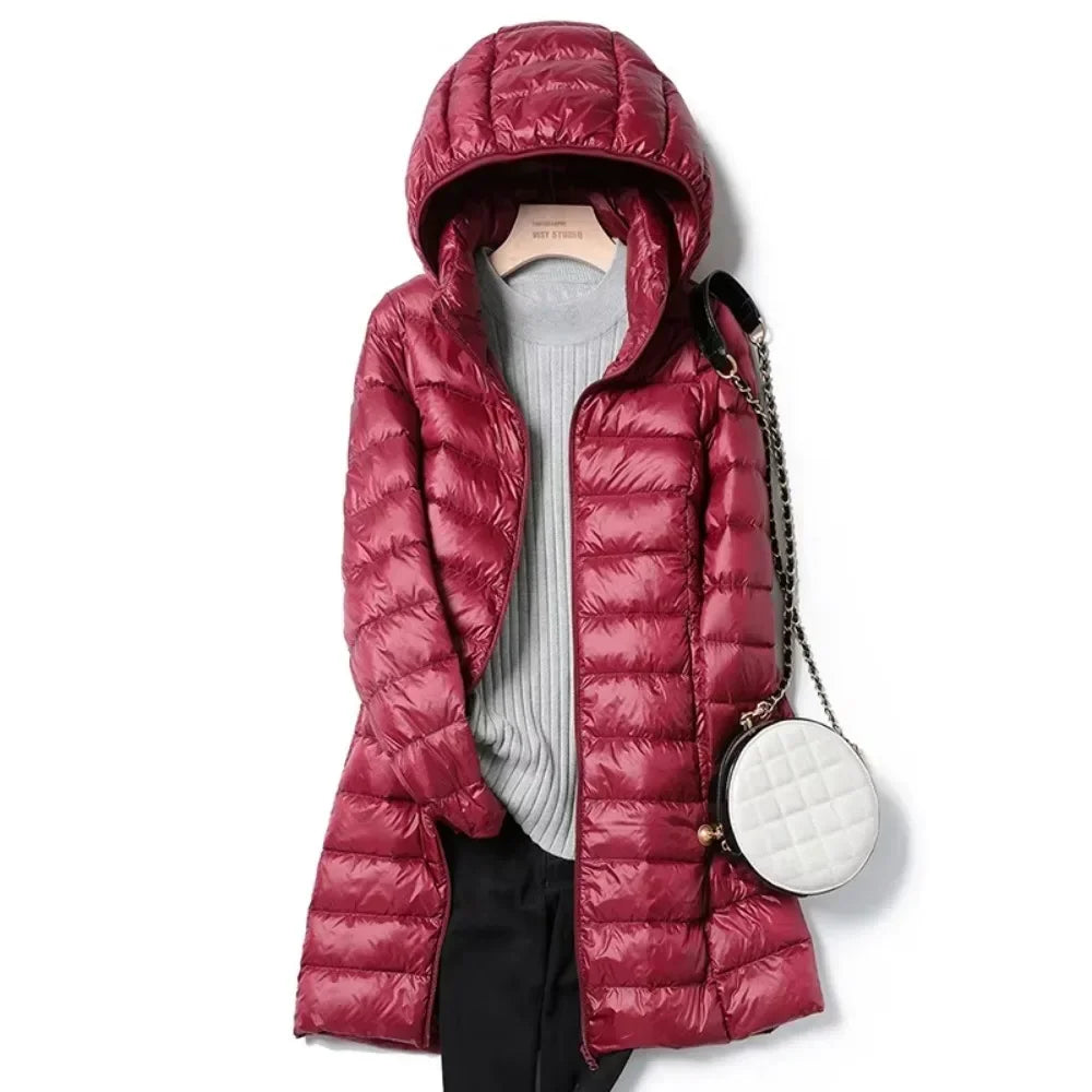 Nordspur | Brevett Long Hooded Ladies Puffer Jacket