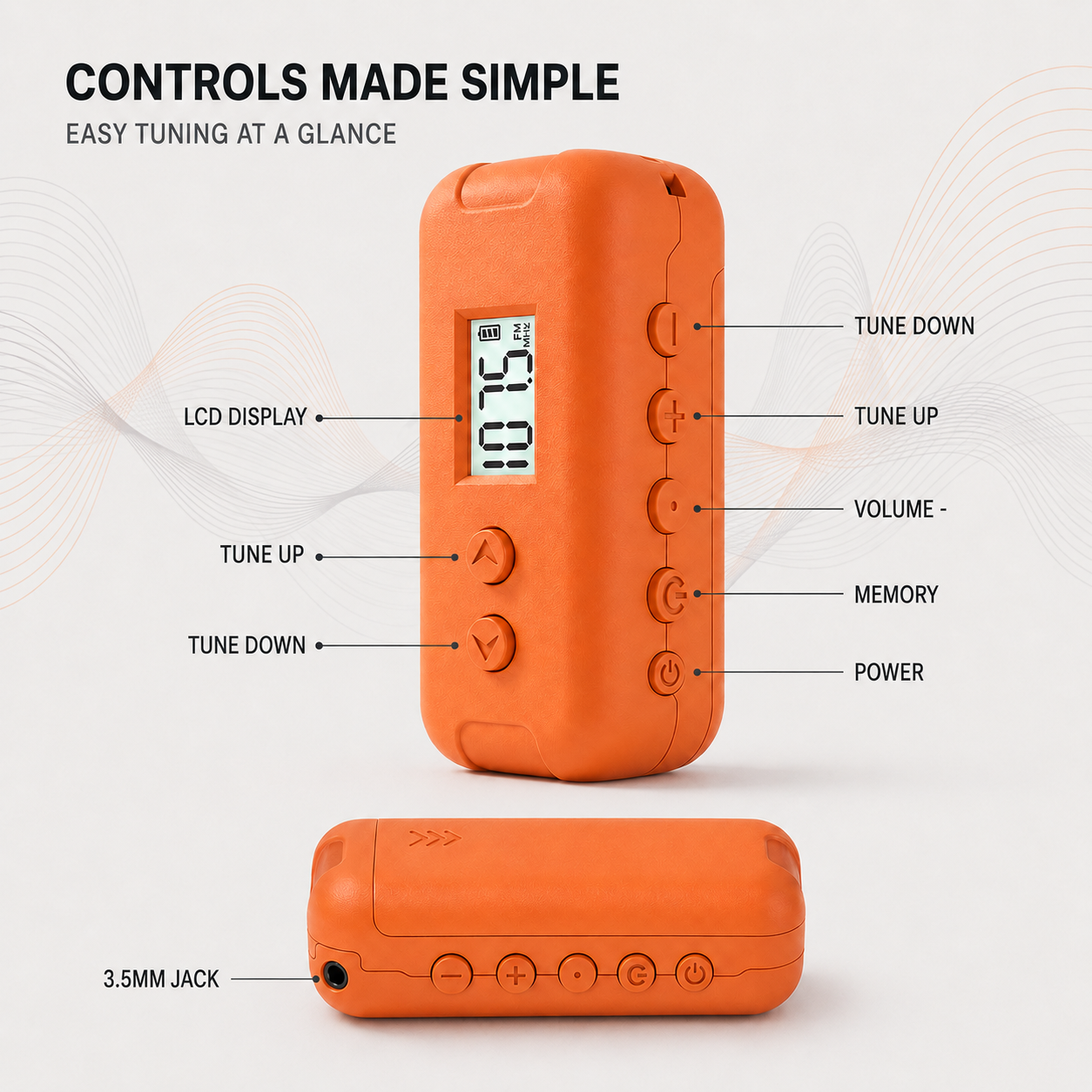 Nordspur | Brevio Compact Handheld FM Receiver