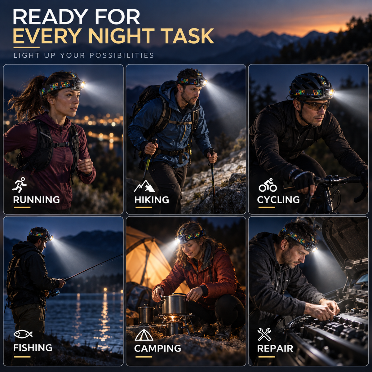 Nordspur | Brightara Zoomable Rechargeable Headlamp