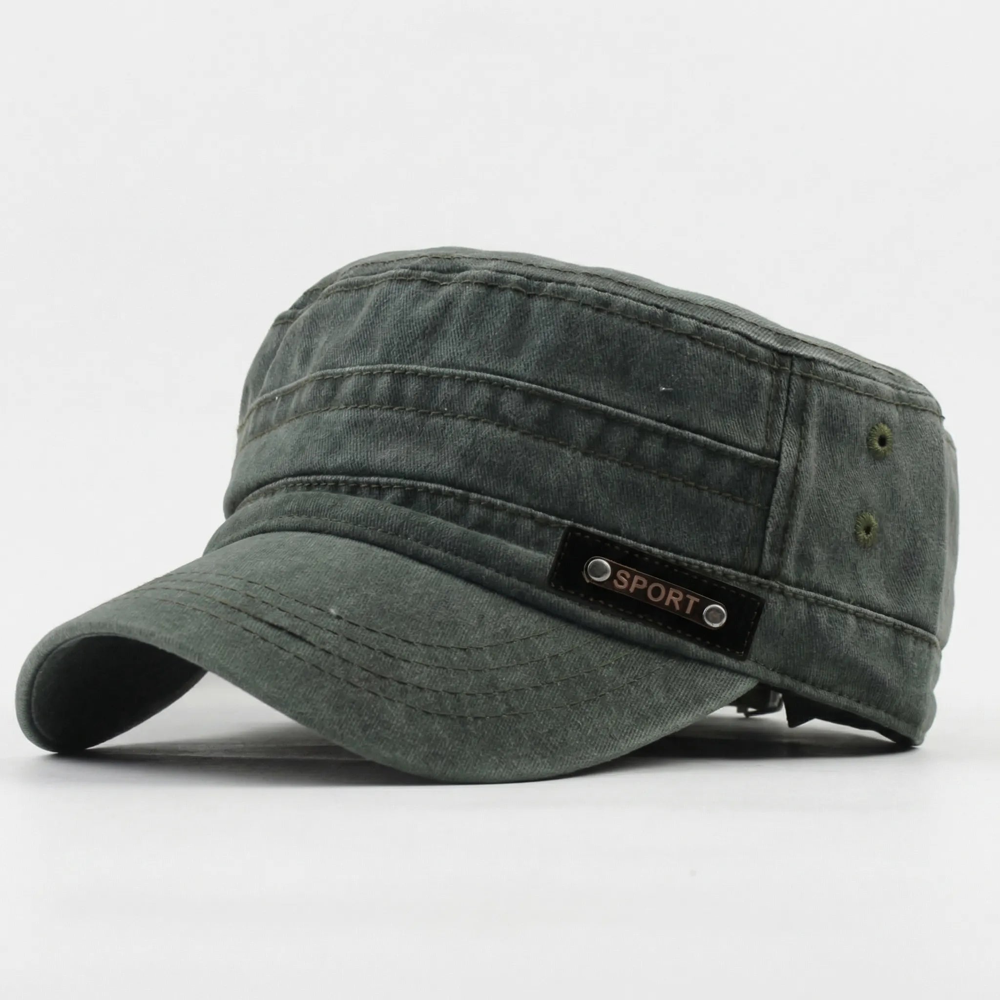Nordspur | Brimfeld Flat Top Military-Style Sun Cap
