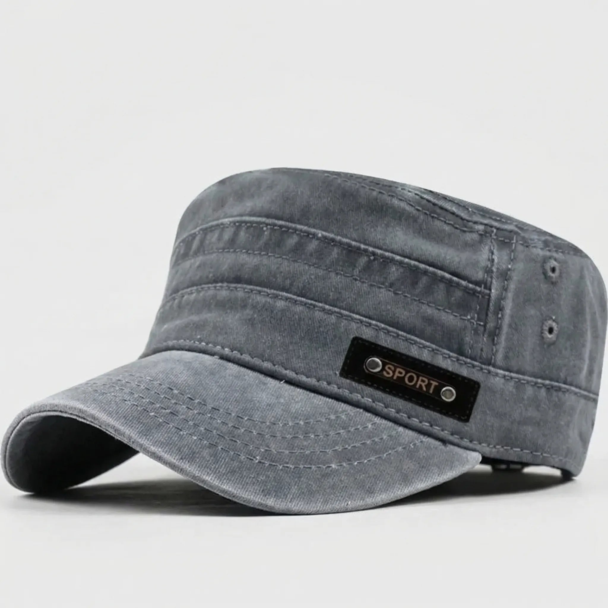 Nordspur | Brimfeld Flat Top Military-Style Sun Cap