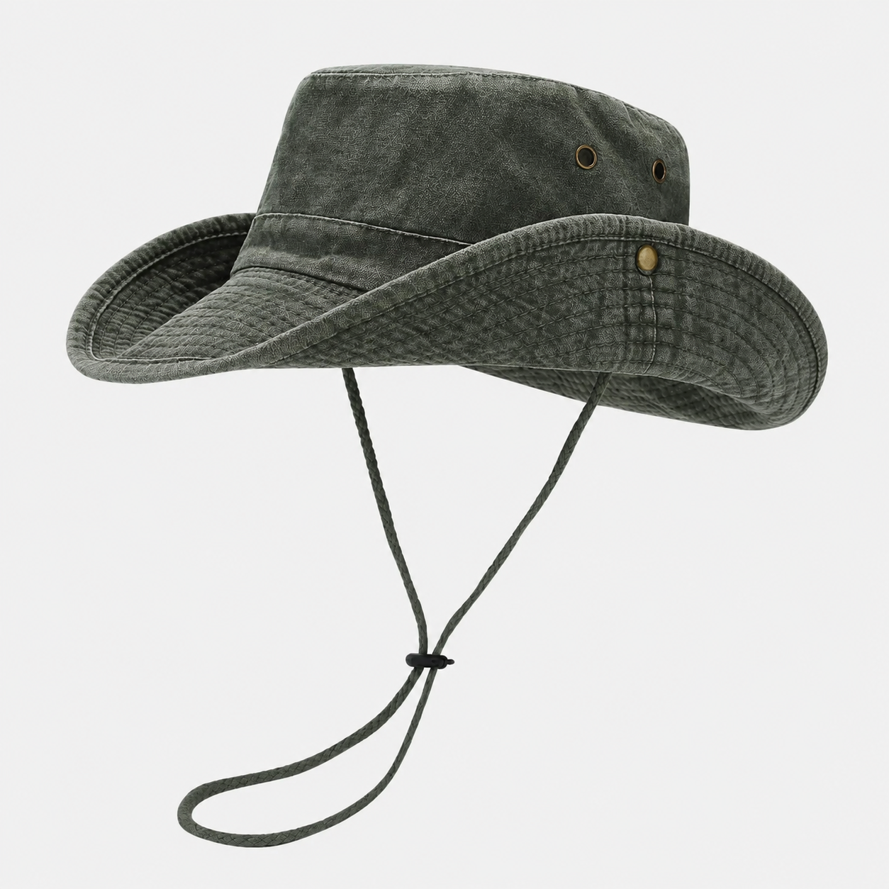 Nordspur | Brimlow Unisex Flat-Top Solid Bucket Hat