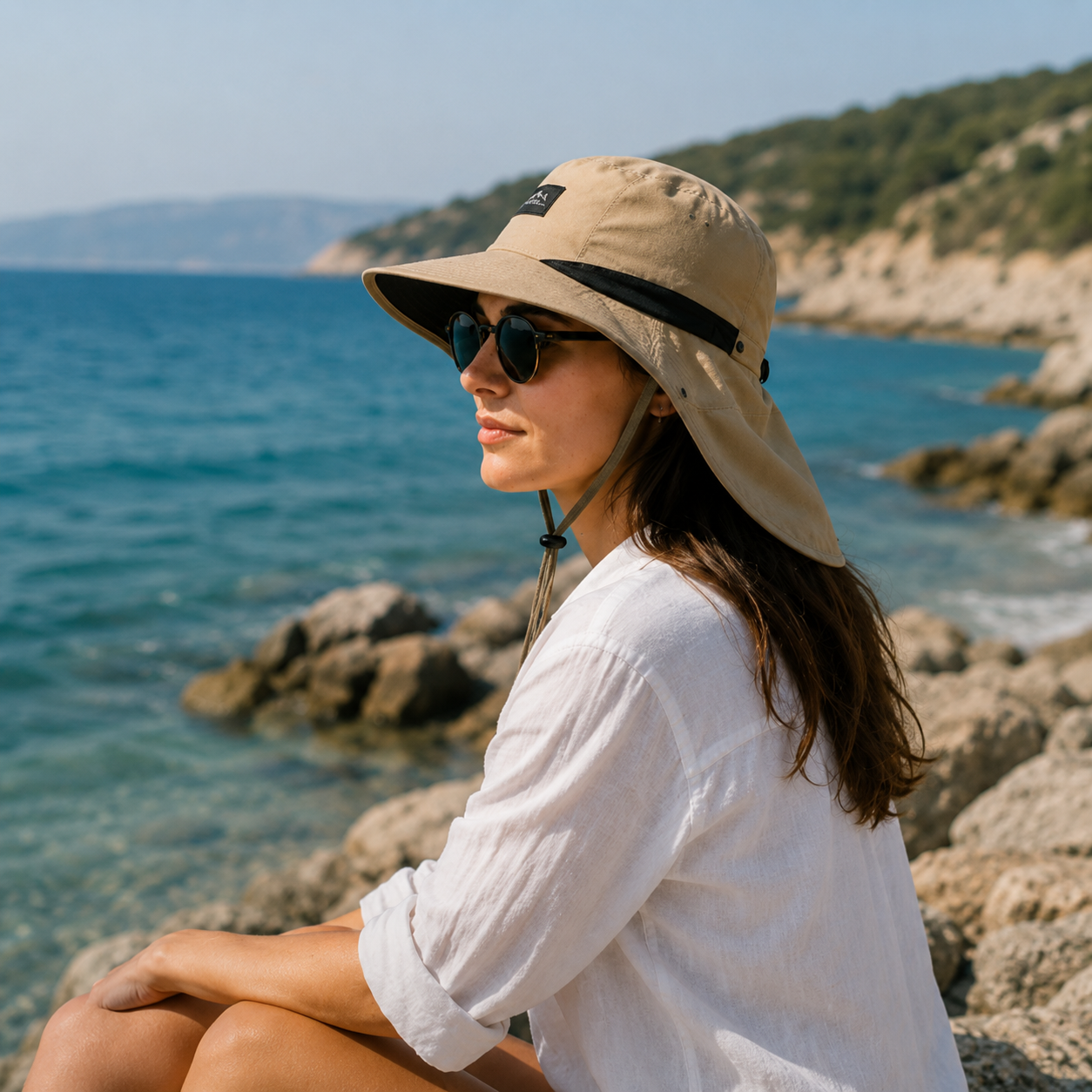 Nordspur | Brimwick Wide-Brim Hat With Neck Flap