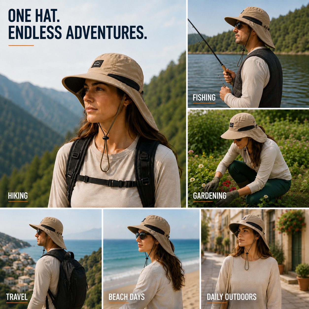 Nordspur | Brimwick Wide-Brim Hat With Neck Flap