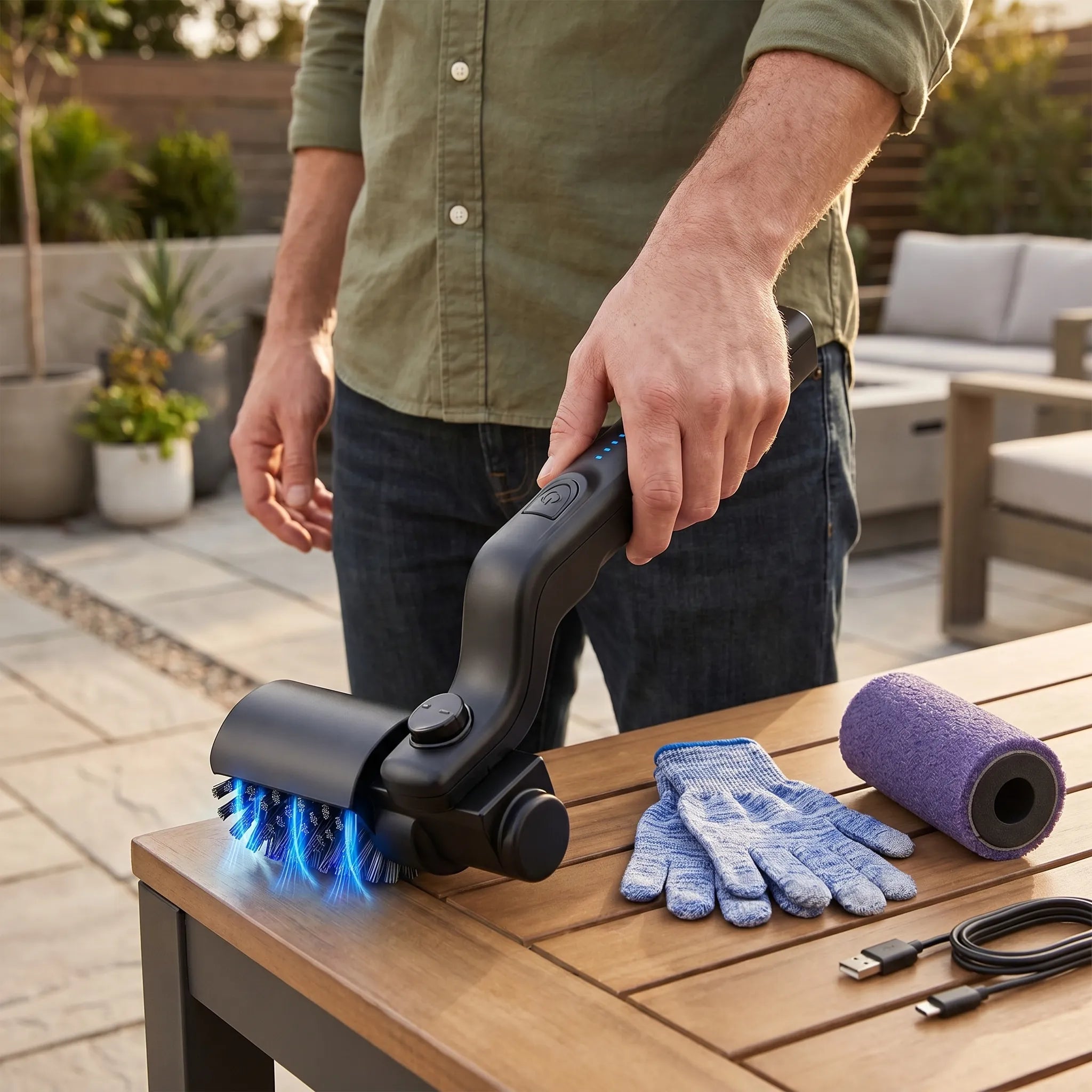 Nordspur | Brislex Cordless Rotary Grill Cleaner