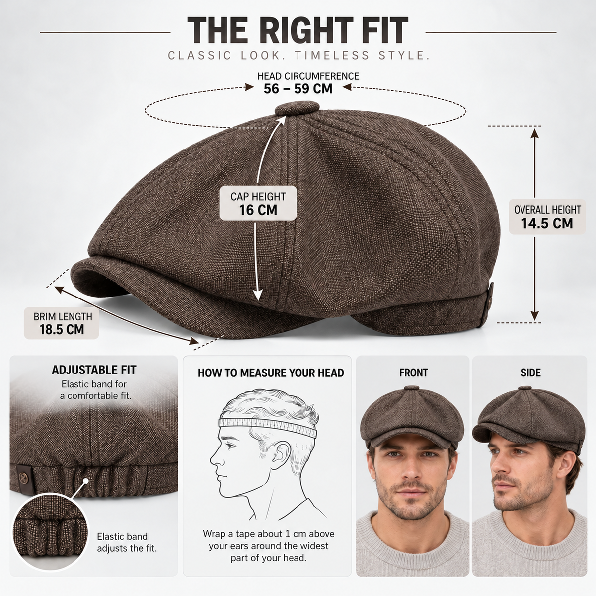 Nordspur | Brogard Classic Eight-Panel Flat Cap