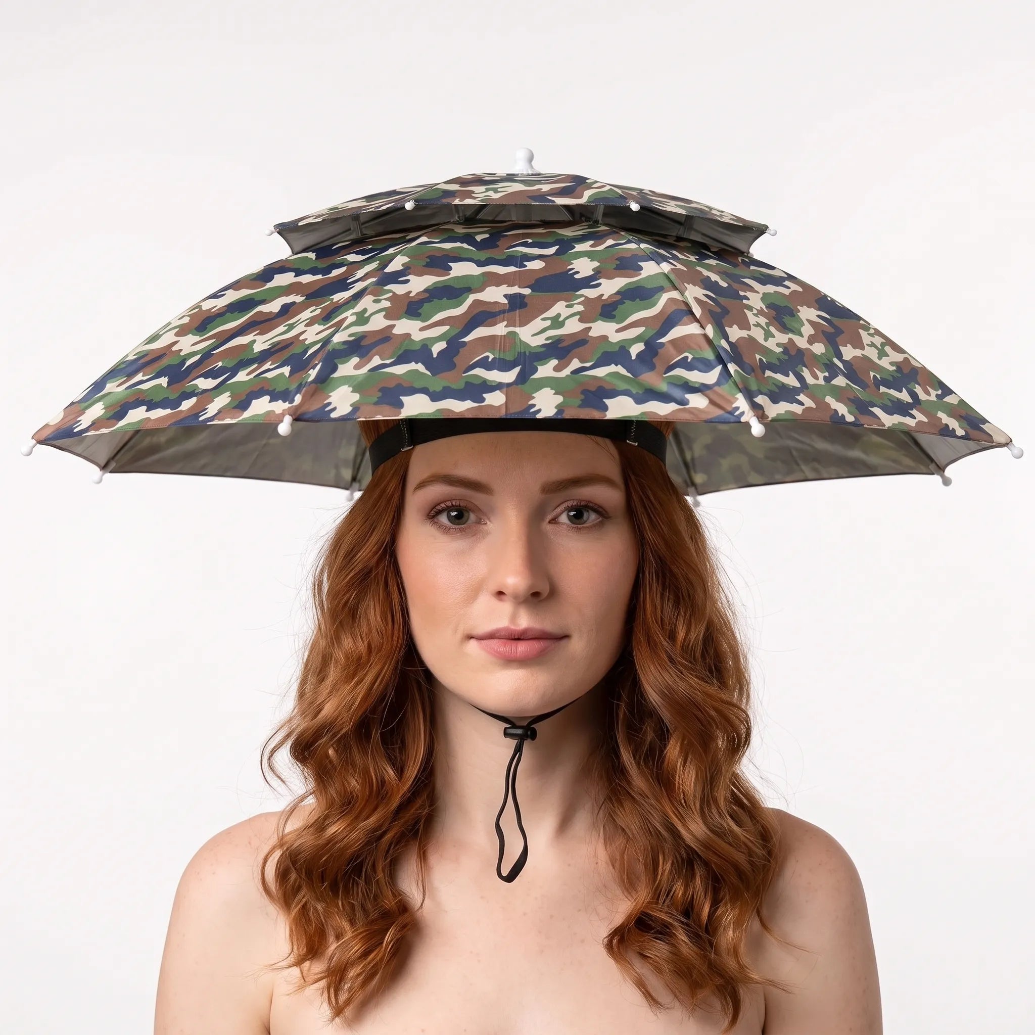 Nordspur | BrollyDome Foldable Outdoor Head Umbrella Hat