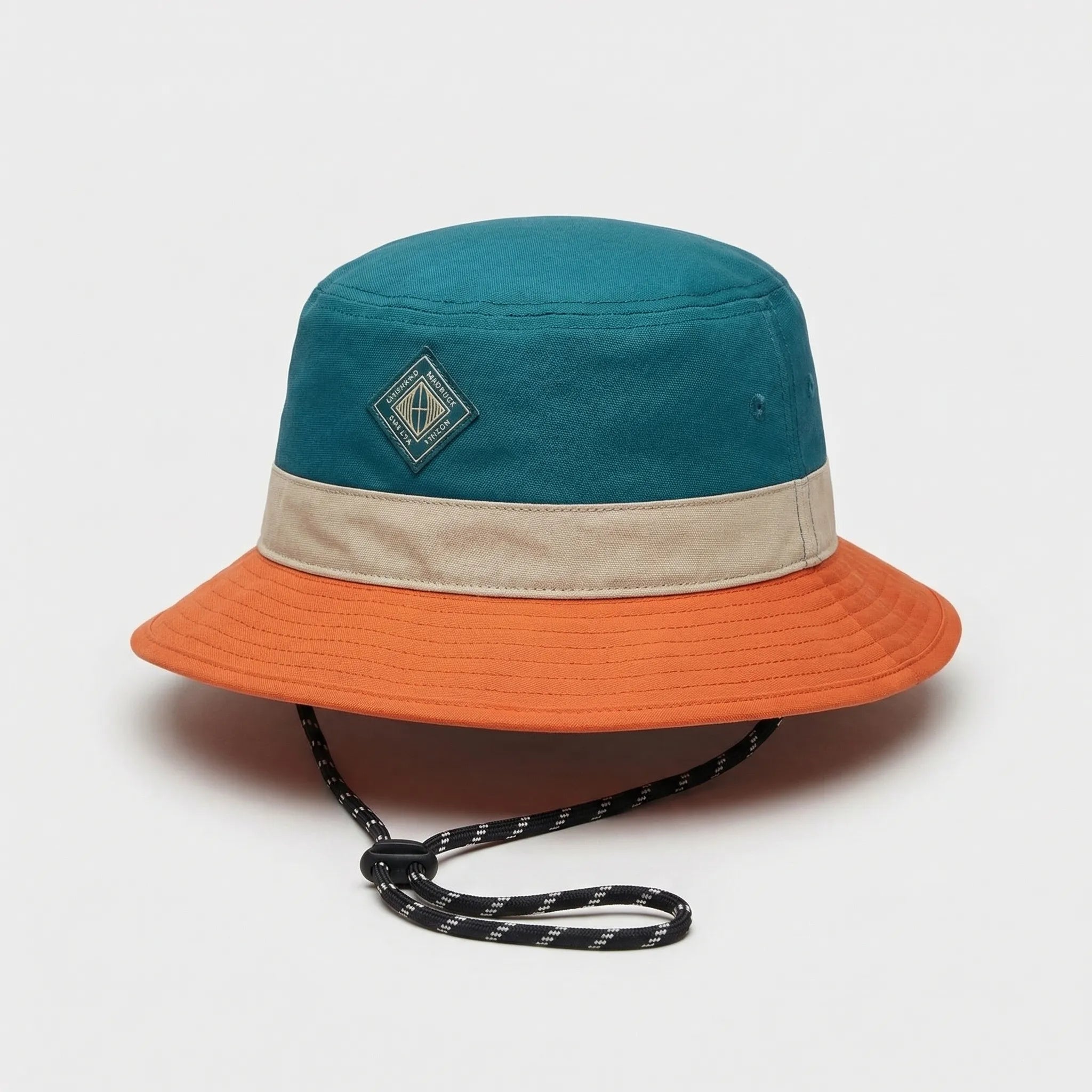 Nordspur | Brymble Colour-Block Bucket Hat With Chin Cord