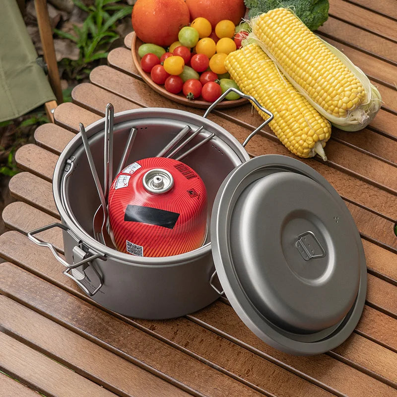 Nordspur | Caldro Large Nested Camping Cooking Pot Set