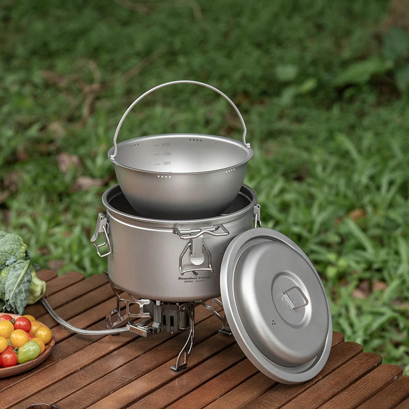 Nordspur | Caldro Large Nested Camping Cooking Pot Set