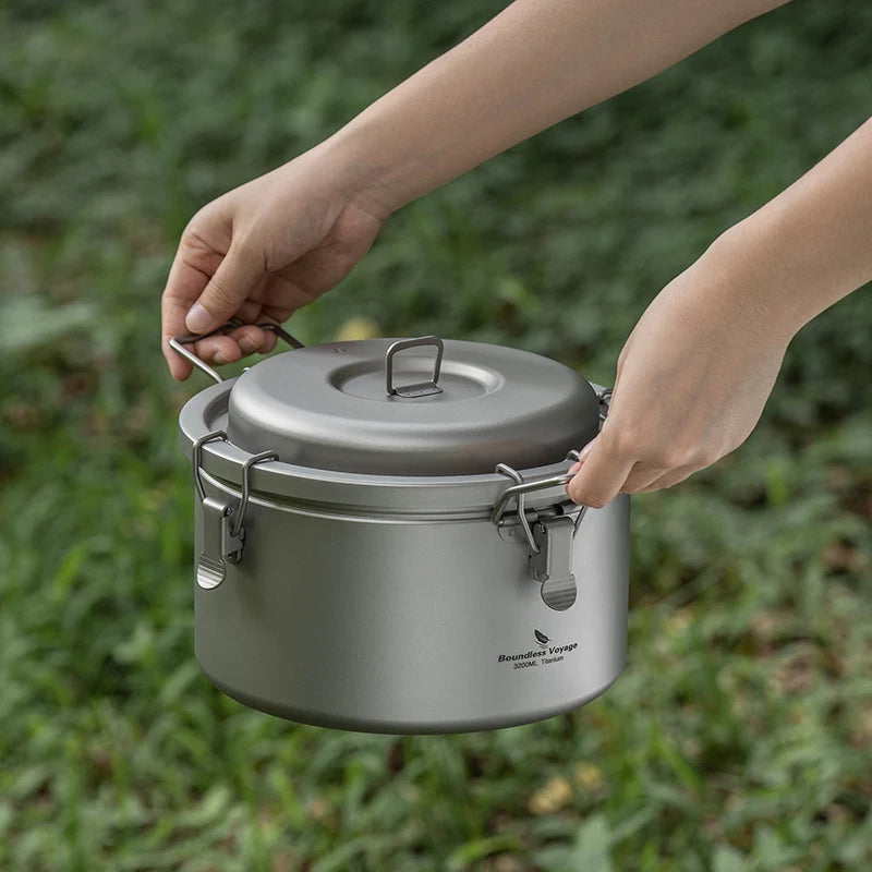 Nordspur | Caldro Large Nested Camping Cooking Pot Set