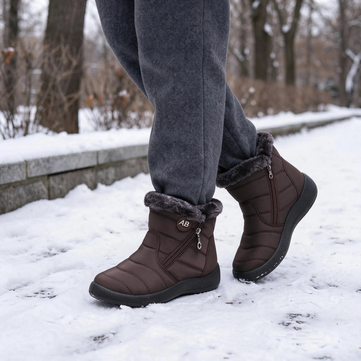 Nordspur | Calovita Ladies Quilted Ankle Snow Boots