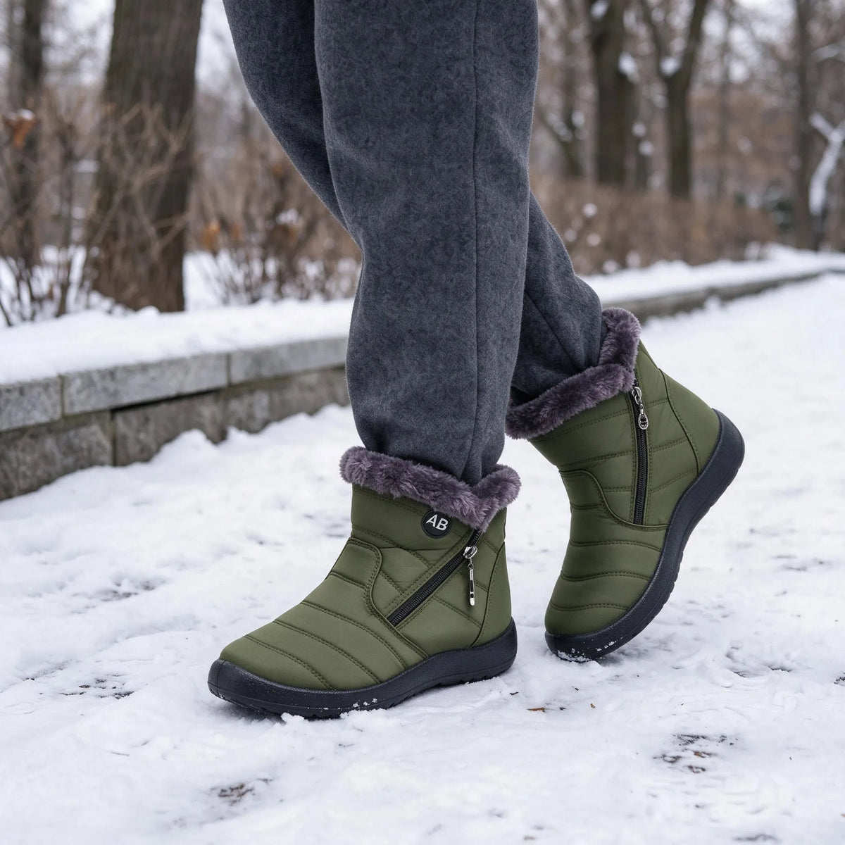 Nordspur | Calovita Ladies Quilted Ankle Snow Boots