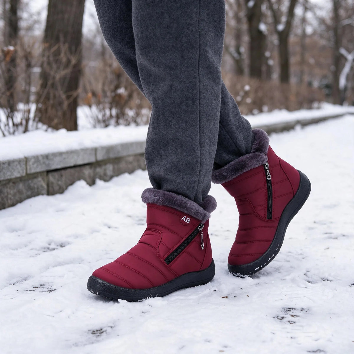 Nordspur | Calovita Ladies Quilted Ankle Snow Boots
