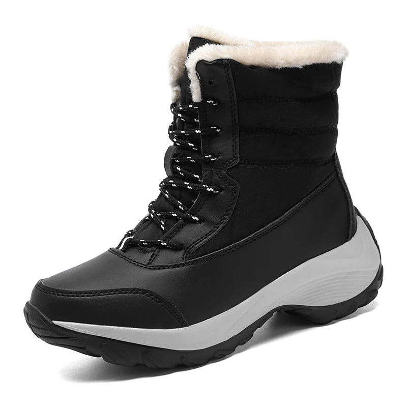 Nordspur | Calvessa Mid-Calf Lace-Up Snow Boots