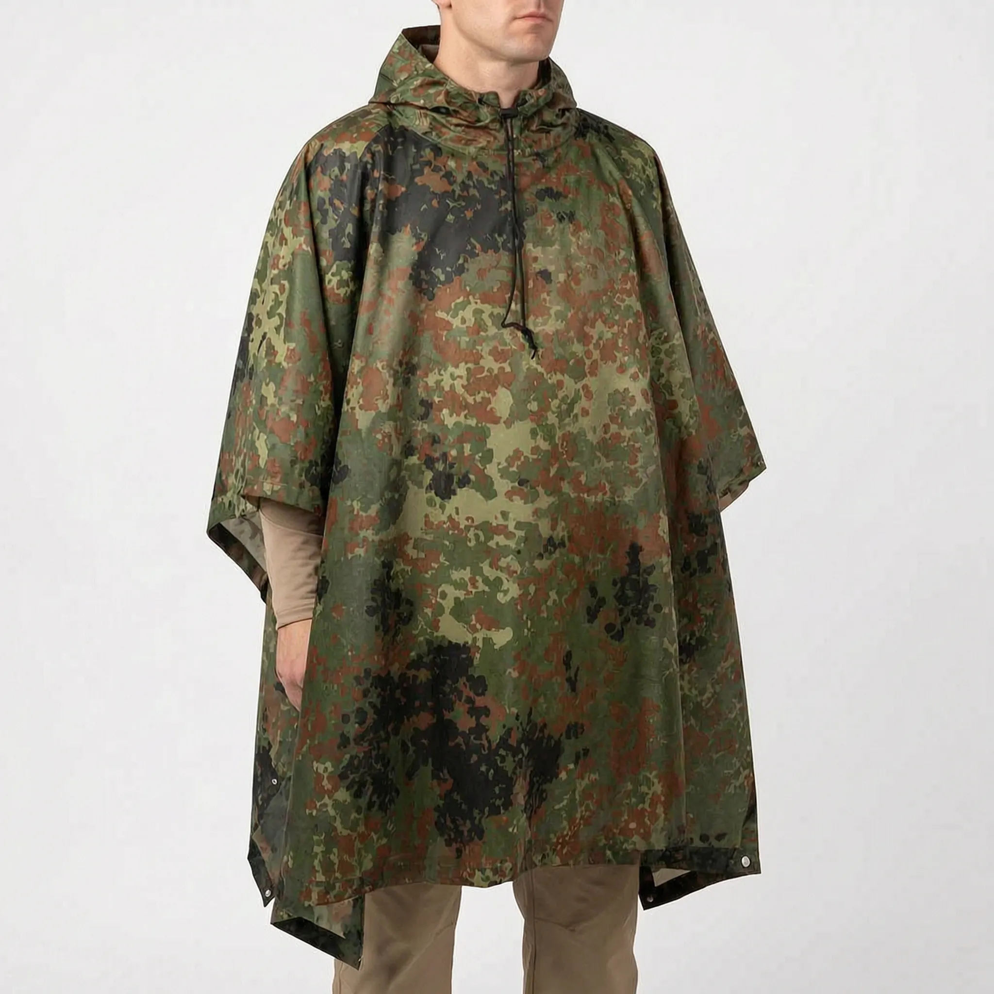 Nordspur | CamoCape Camouflage Hooded Rain Poncho