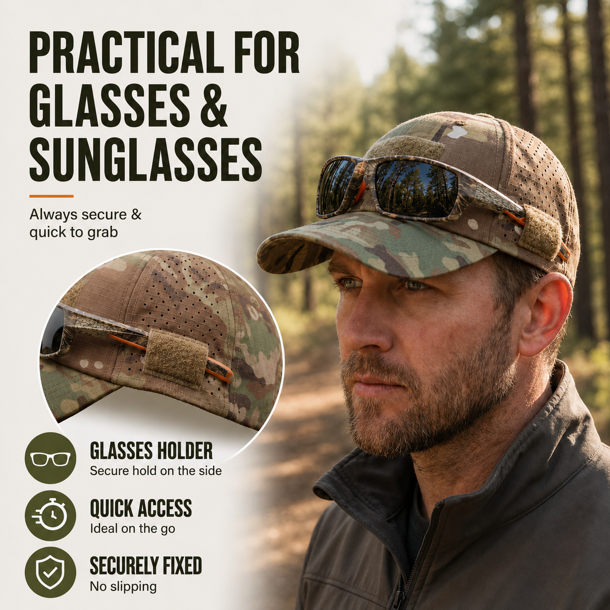 Nordspur | Camoflekt Camouflage Pattern Adjustable Baseball Cap