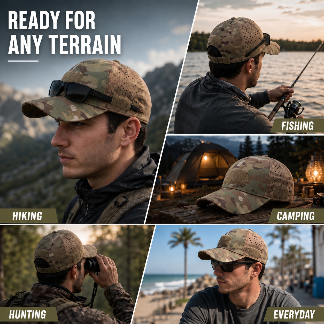 Nordspur | Camoflekt Camouflage Pattern Adjustable Baseball Cap