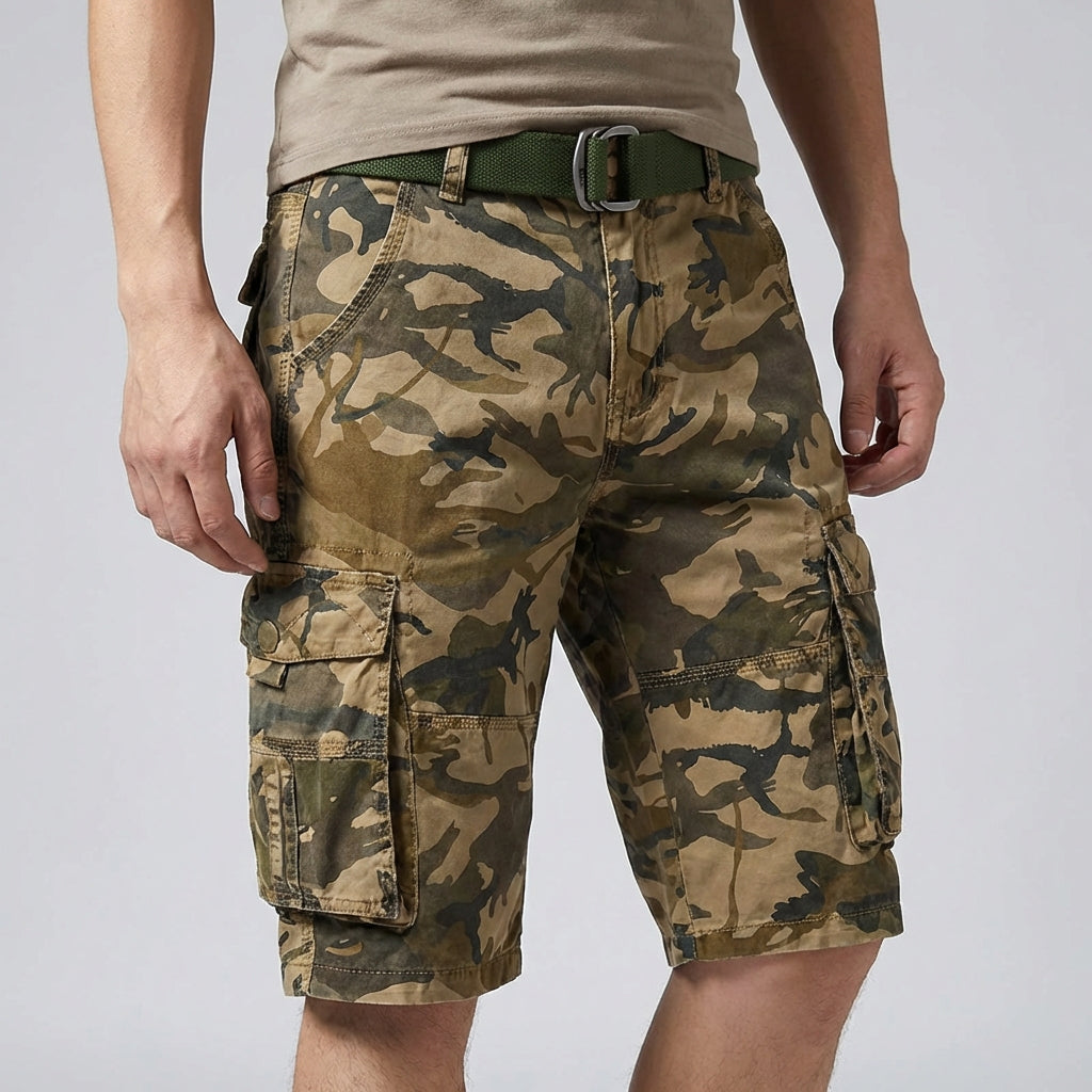 Nordspur | Camoflexo Loose Fit Cargo Shorts