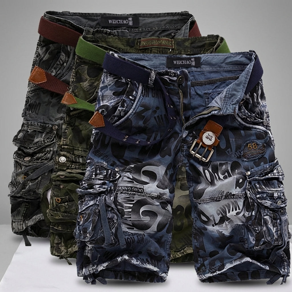 Nordspur | Camoflexor Multi Pocket Cargo Shorts