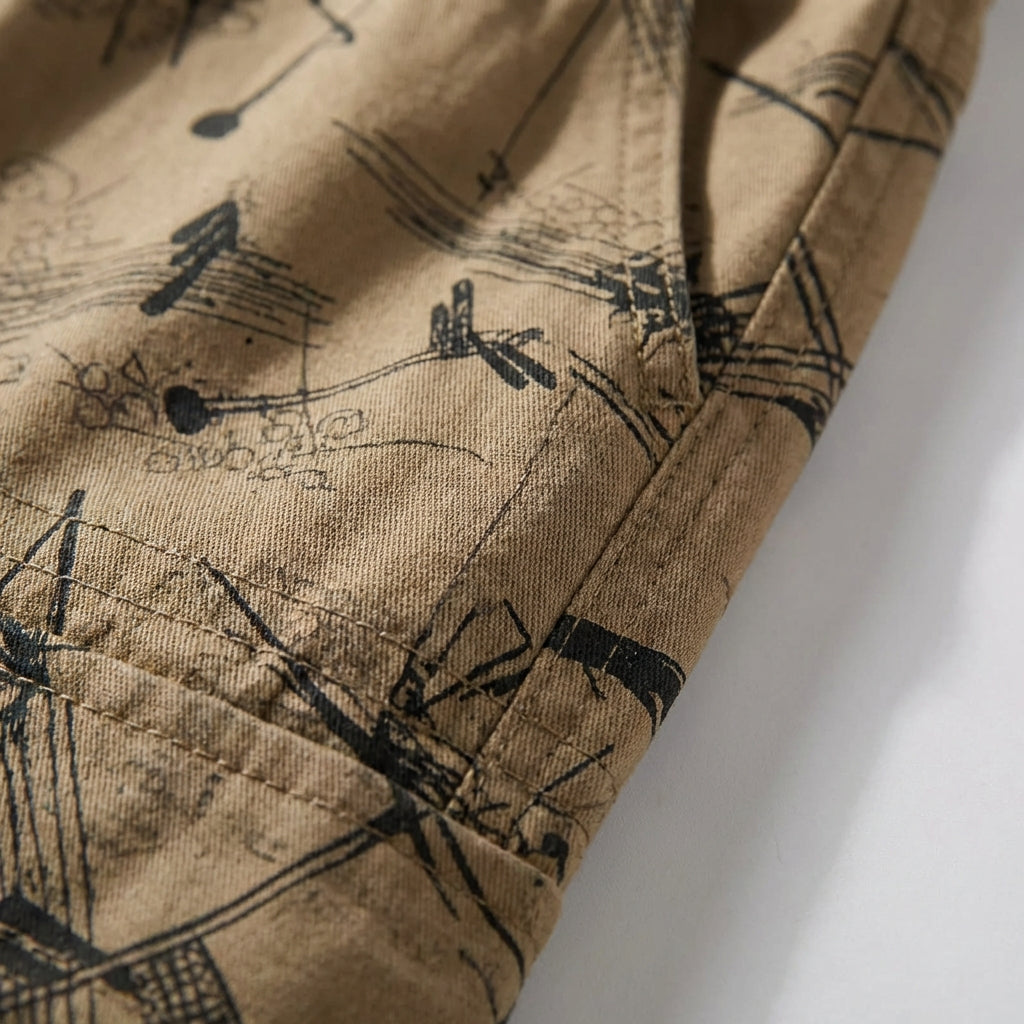 Nordspur | Camoflowr Mid Length Cargo Shorts