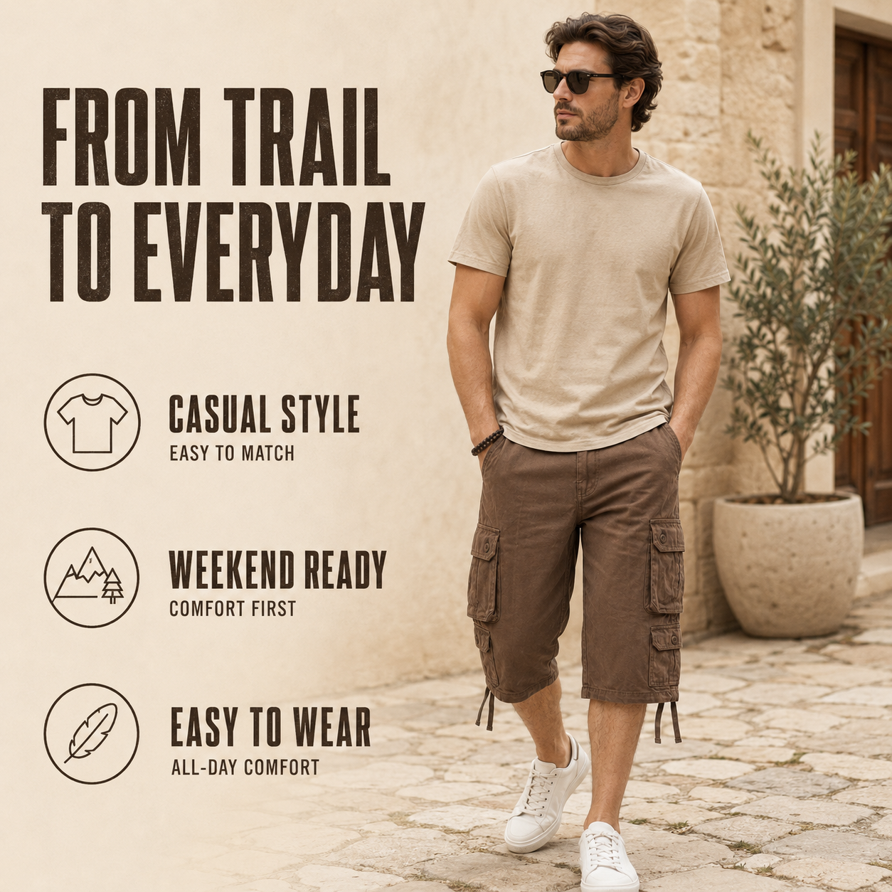 Nordspur | Camovant Men Tactical Cargo Shorts
