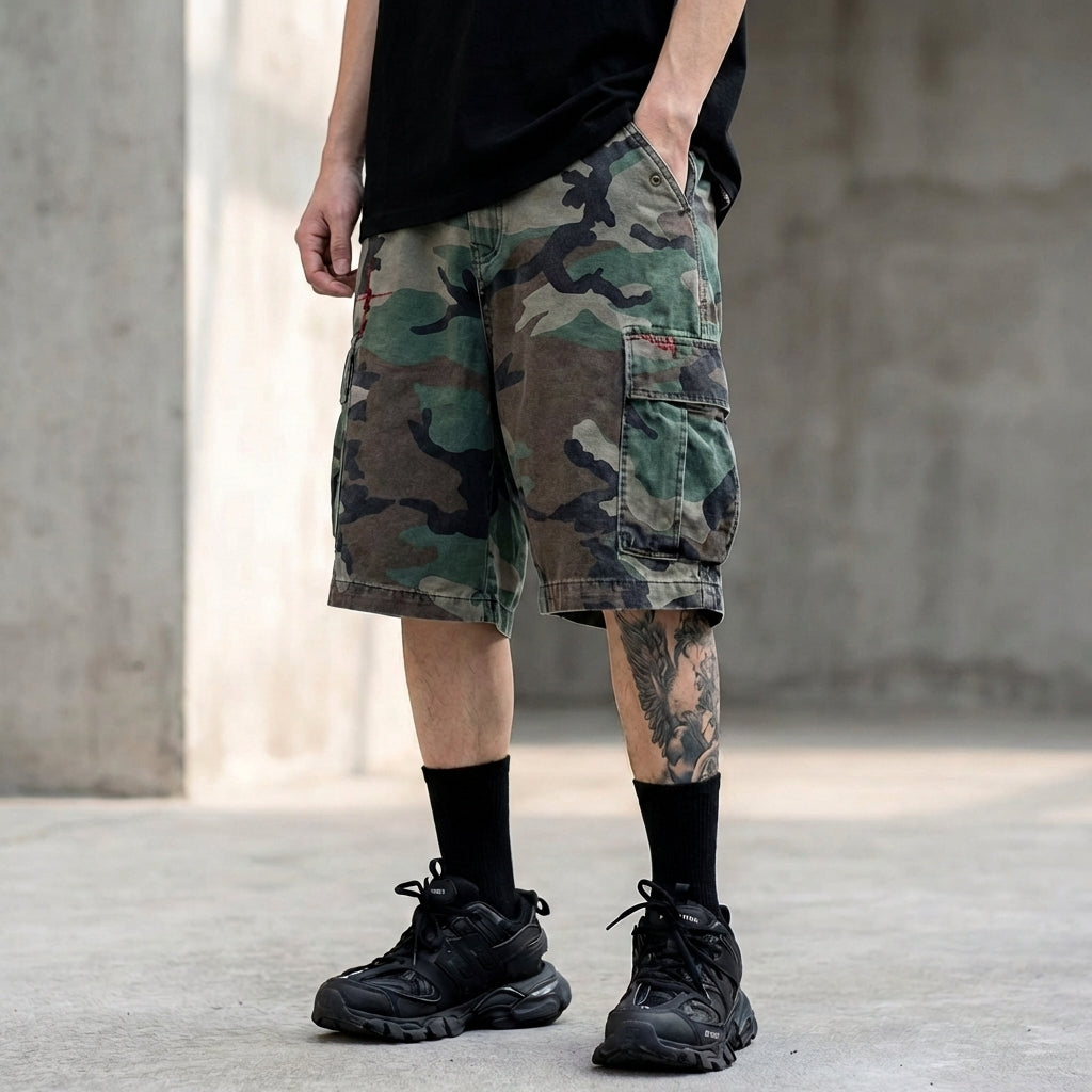 Nordspur | Camovect Men Cargo Knee Length Shorts