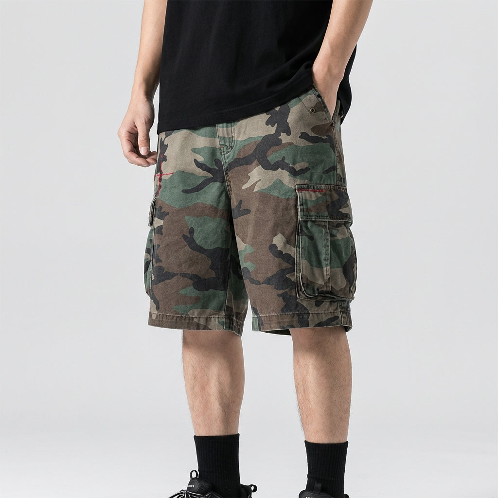 Nordspur | Camovect Men Cargo Knee Length Shorts