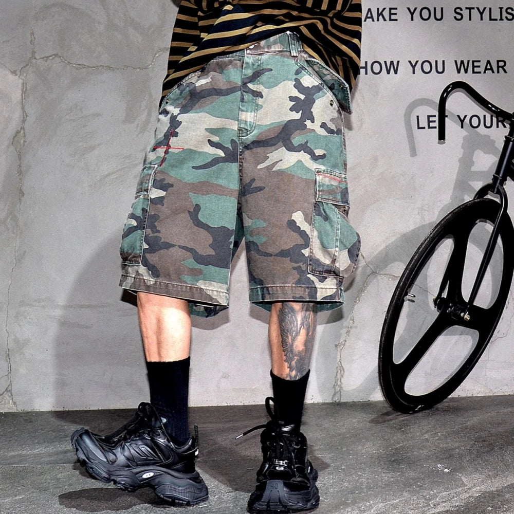 Nordspur | Camovect Men Cargo Knee Length Shorts