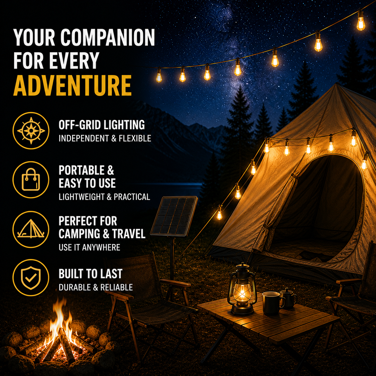 Nordspur | CampGlow VintageLights