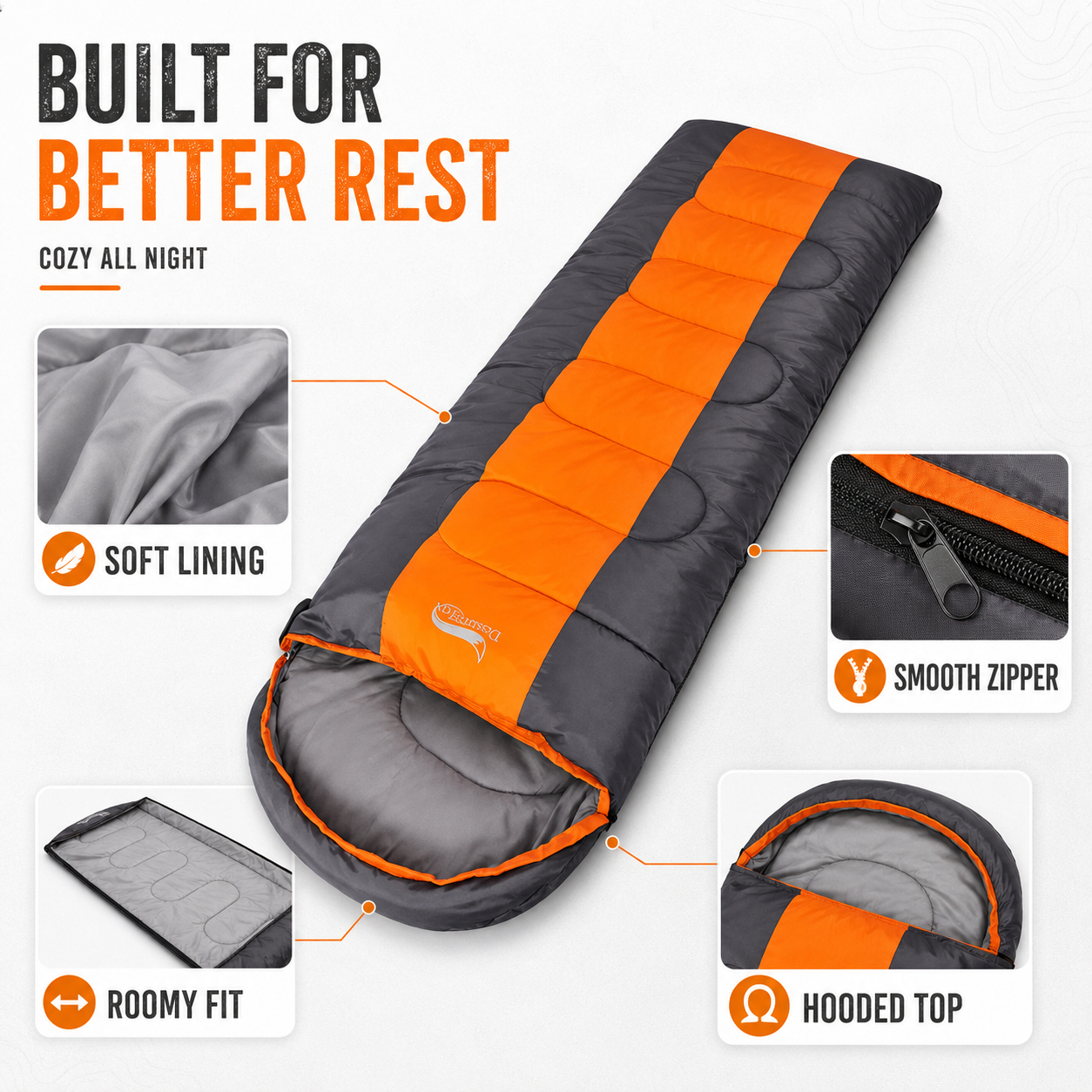 Nordspur | Camporia Envelope Style Sleeping Bag