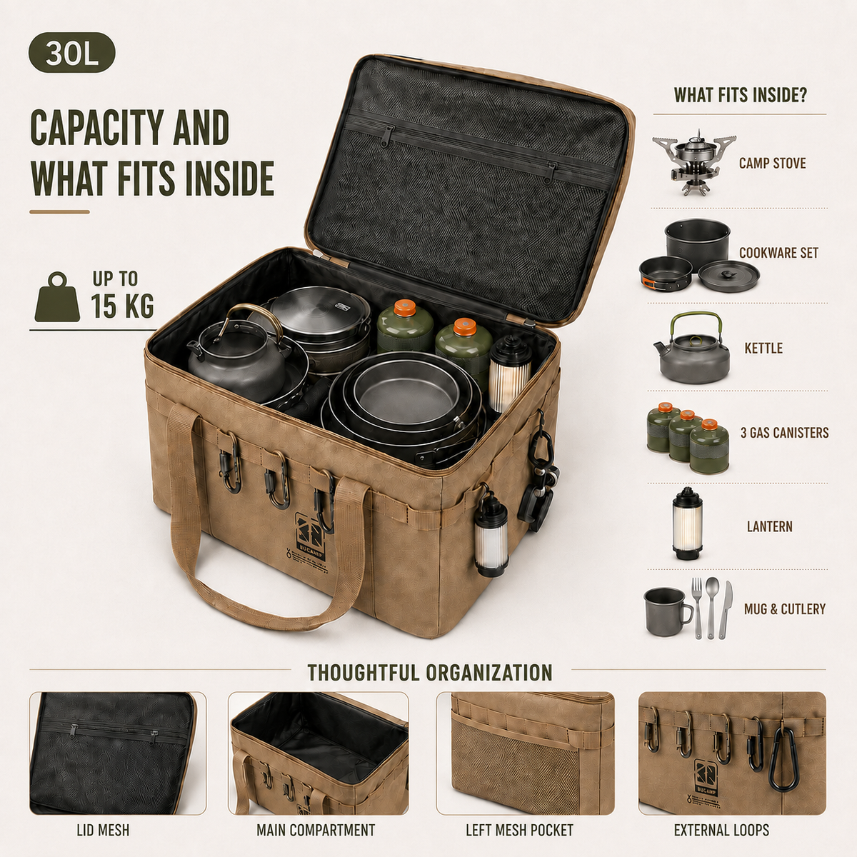 Nordspur | Camporoak Insulated Folding Storage Box