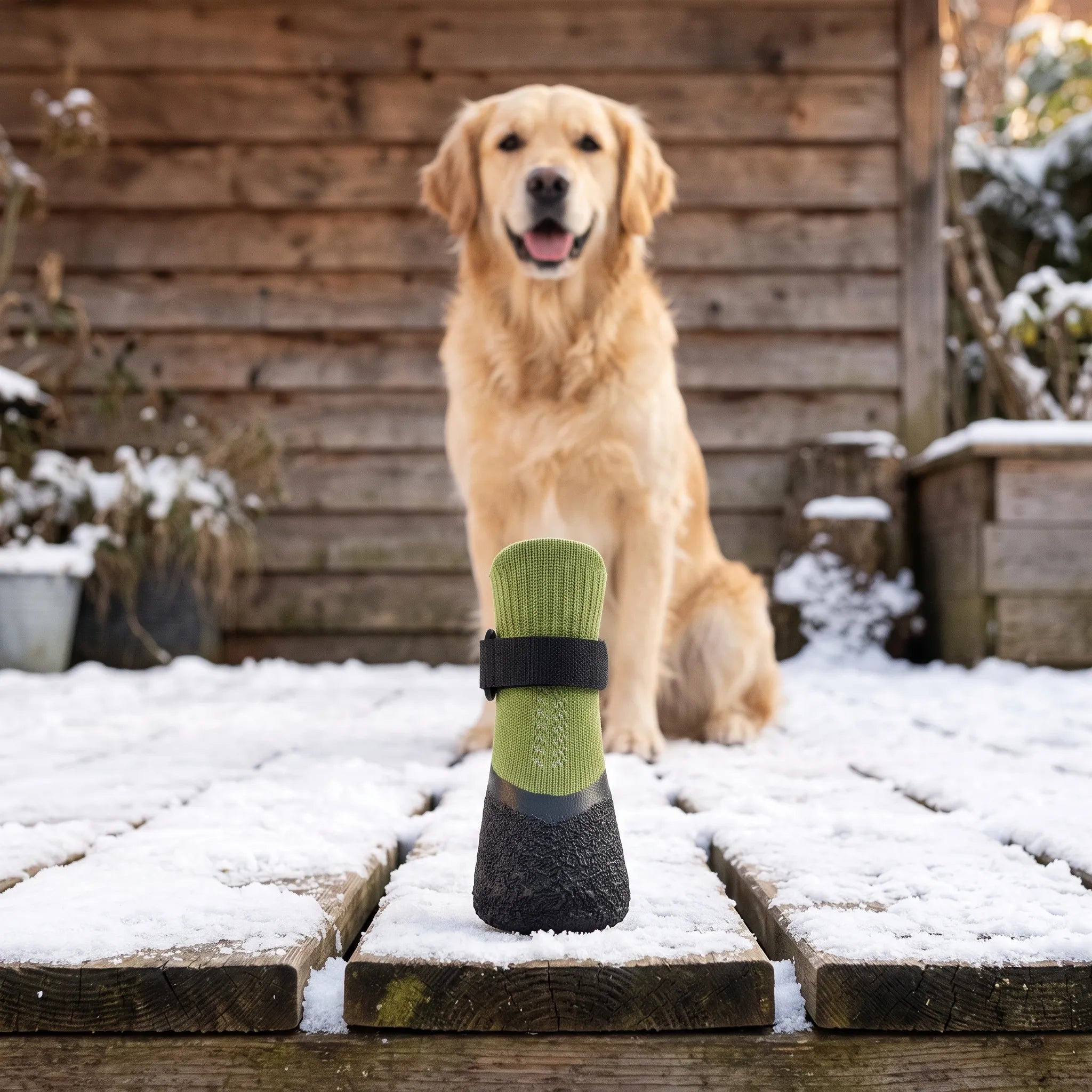 Nordspur | Caniflex Textured Bottom Knitted Dog Boots With Straps