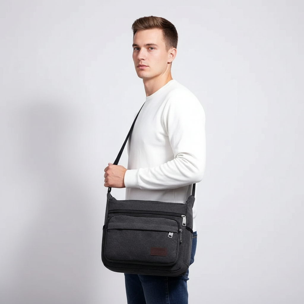 Nordspur | Canvas Crossbody Messenger Bag