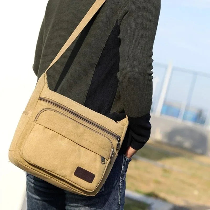 Nordspur | Canvas Crossbody Messenger Bag