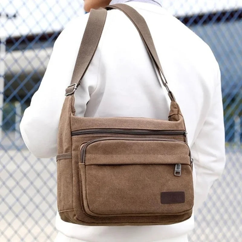 Nordspur | Canvas Crossbody Messenger Bag