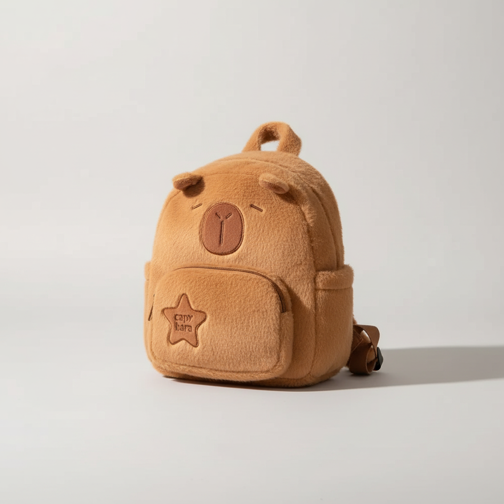 Nordspur | Capyraffy Faux Fur Plush Backpack