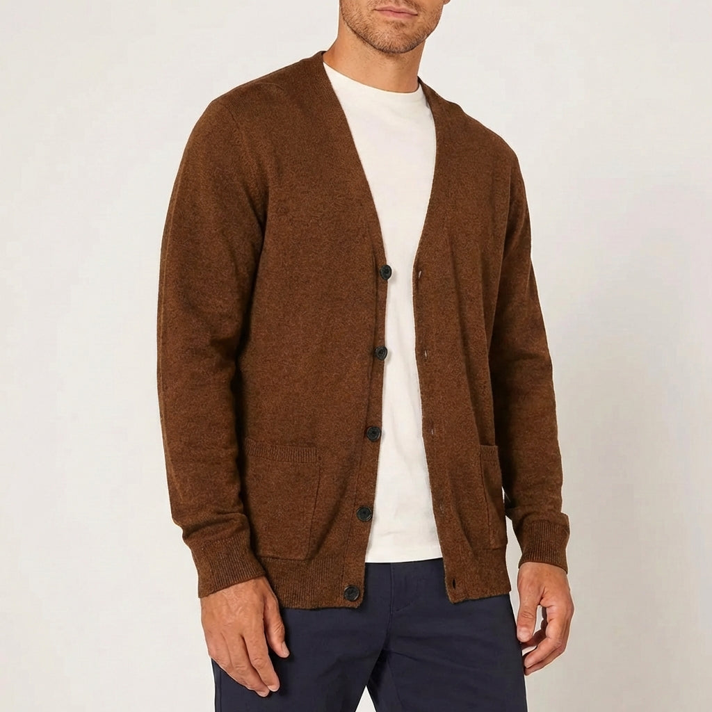 Nordspur | Cardenro Long Sleeve V Neck Cardigan