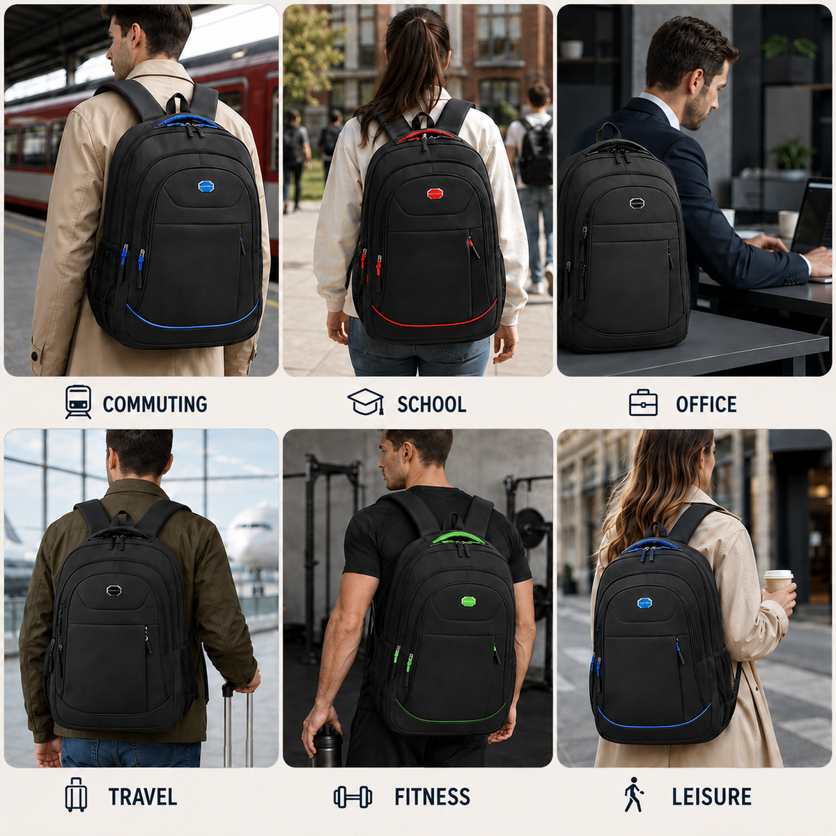 Nordspur | Carryal Large Capacity Multi-Compartment Backpack