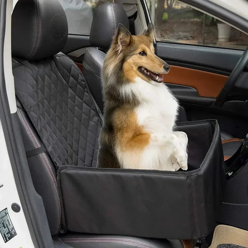 Nordspur | Carvoya Quilted Pet Car Seat Cover With Basket