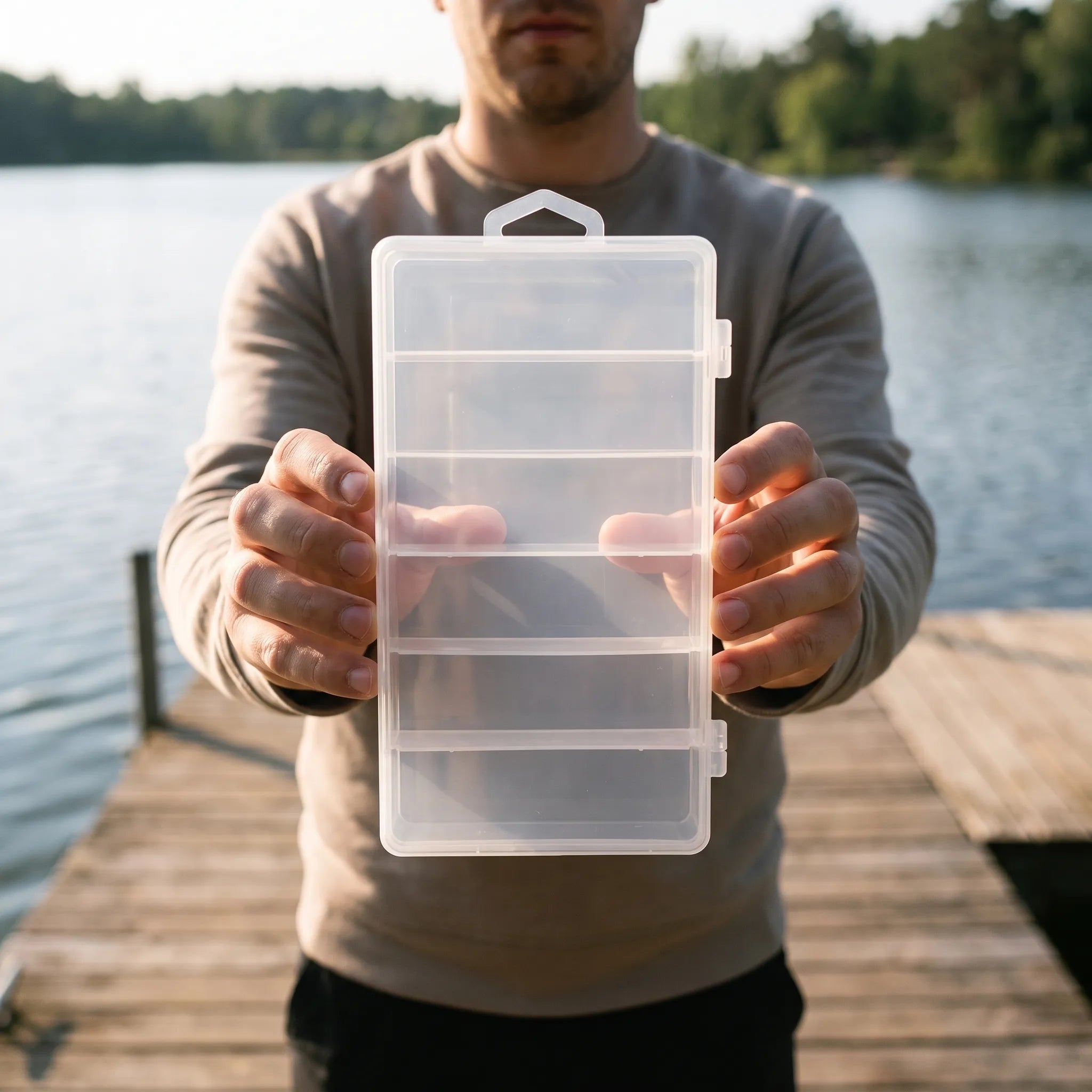 Nordspur | CastKit Compact Clear Six-Compartment Tackle Box