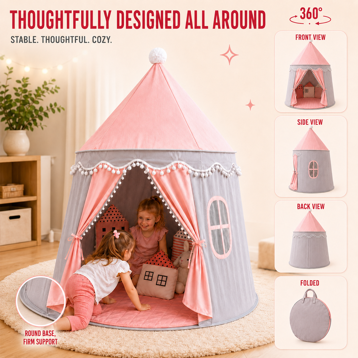 Nordspur | CastleNook Foldable Children Play Tent