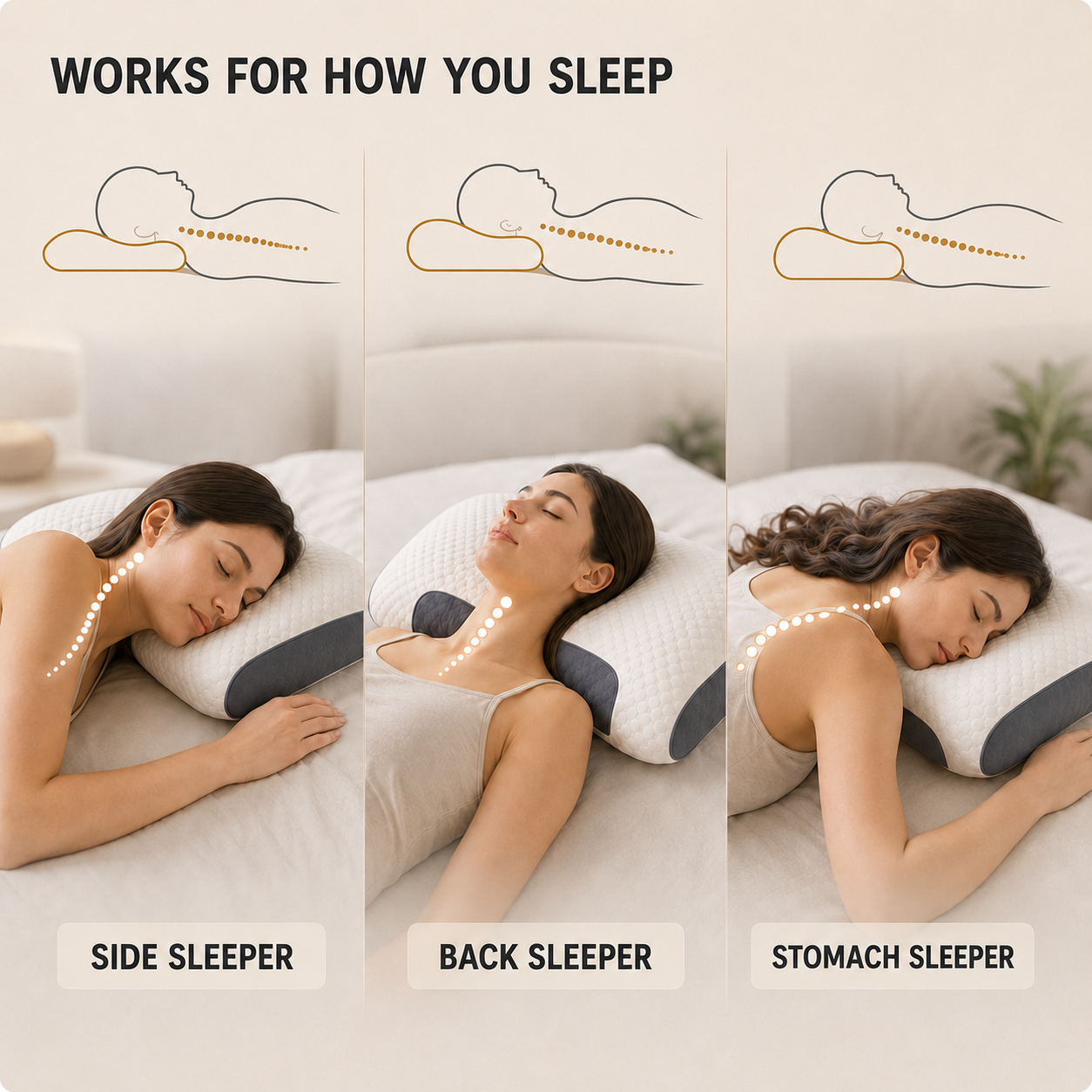 Nordspur | CerviCloud Orthopedic Contour Neck Pillow